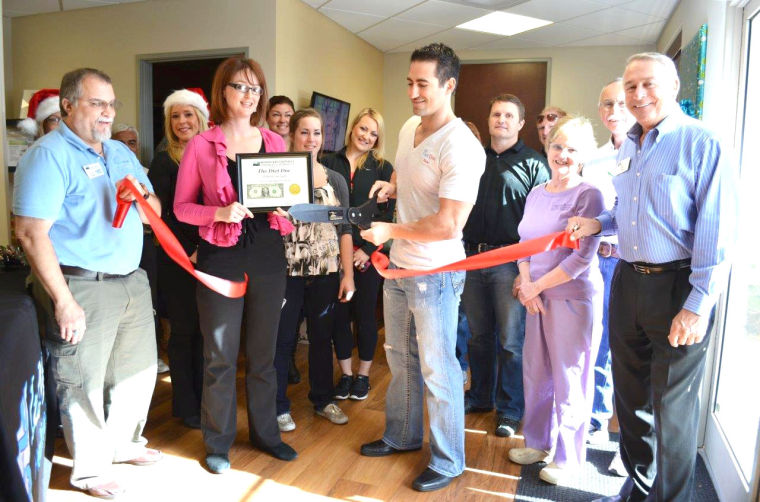 Main Street ribbon cutting